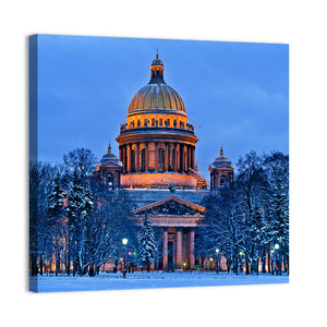 St Isaac Cathedral In Saint Petersburg Wall Art