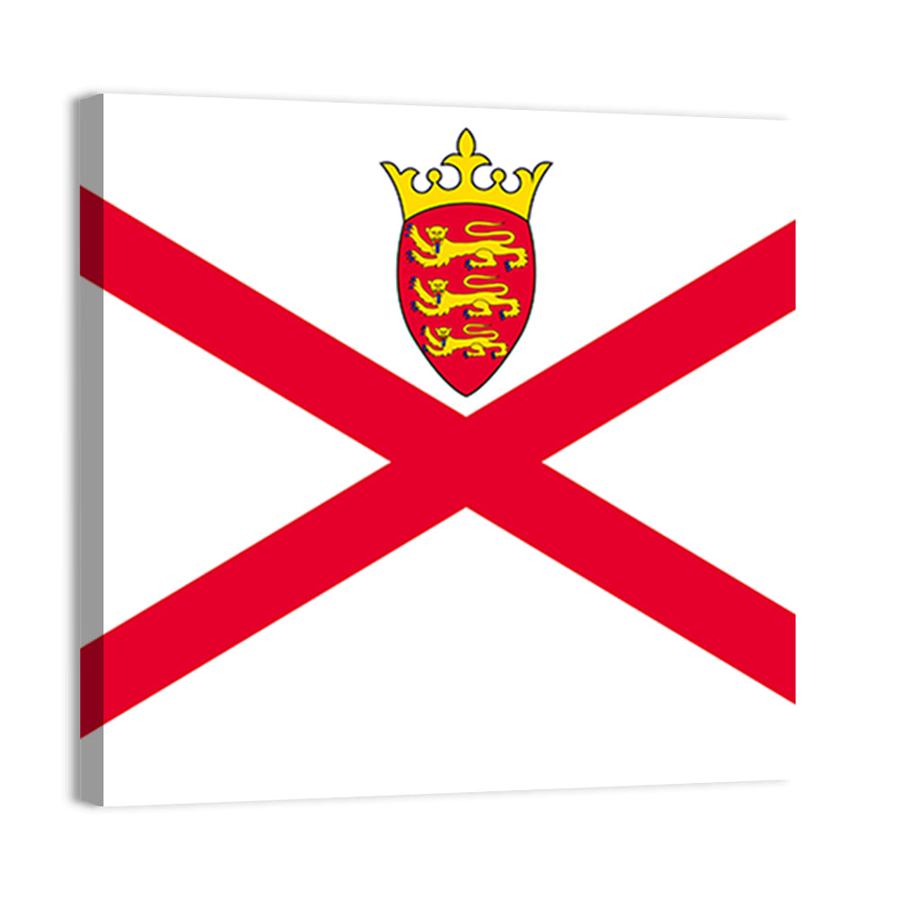 Flag of Jersey Wall Art