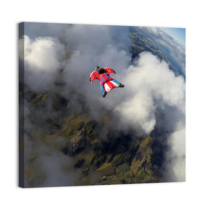 Wingsuit Skydiving Wall Art