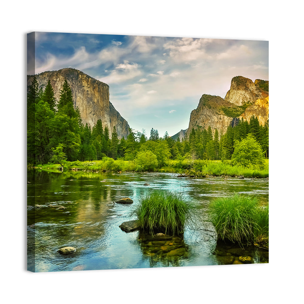 Yosemite Valley River Wall Art