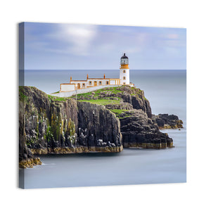 Lighthouse On Neist Point Cliffs Wall Art