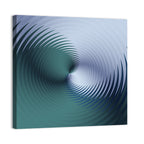 Hypnotic Floral Vortex Wall Art