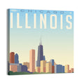 Vintage Chicago Travel Wall Art