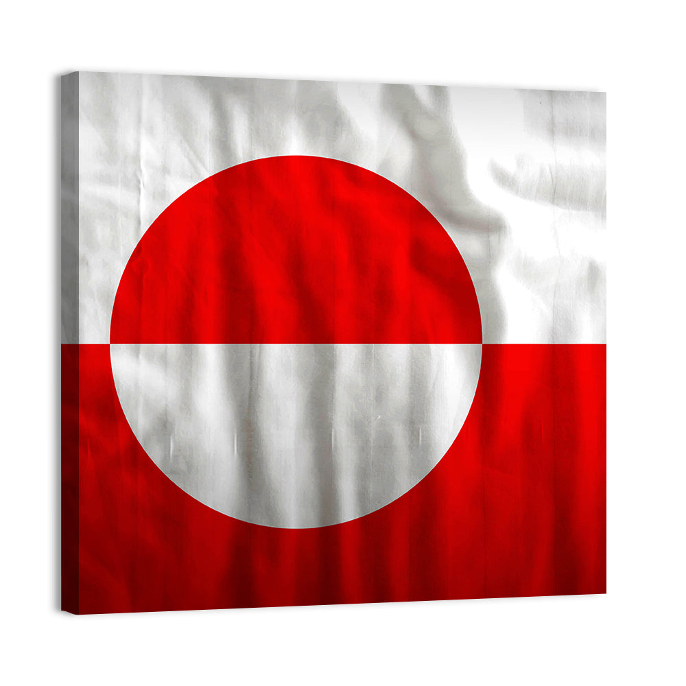 Flag Of Greenland Wall Art