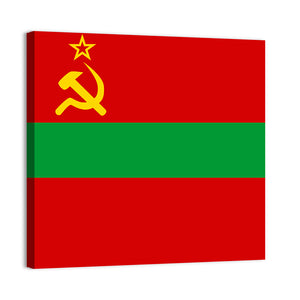 Flag Of Transnistria Wall Art