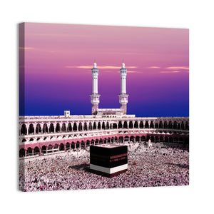 Holy Kaaba During Twilight Wall Art