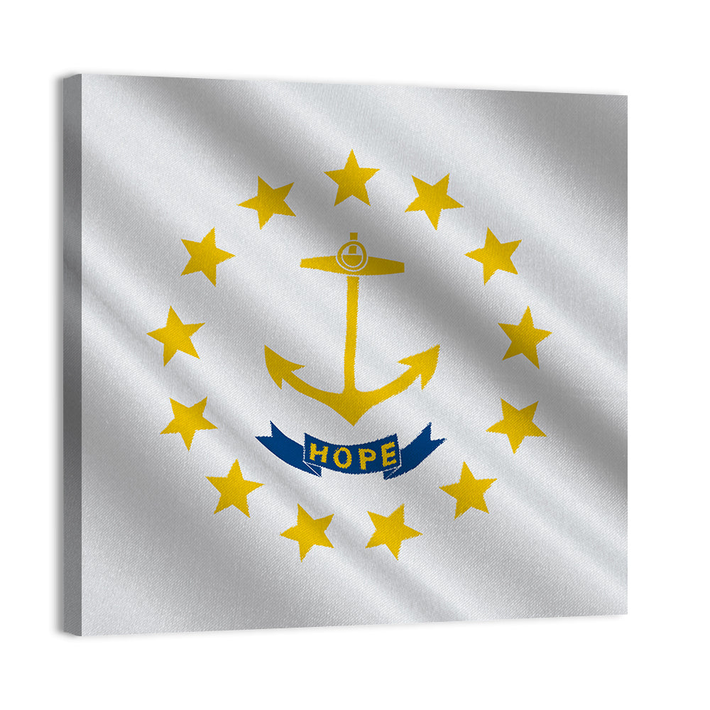 Rhode Island State Flag Wall Art