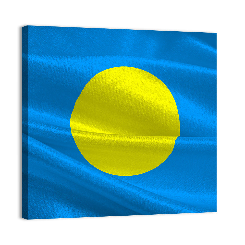 Flag of Palau Wall Art