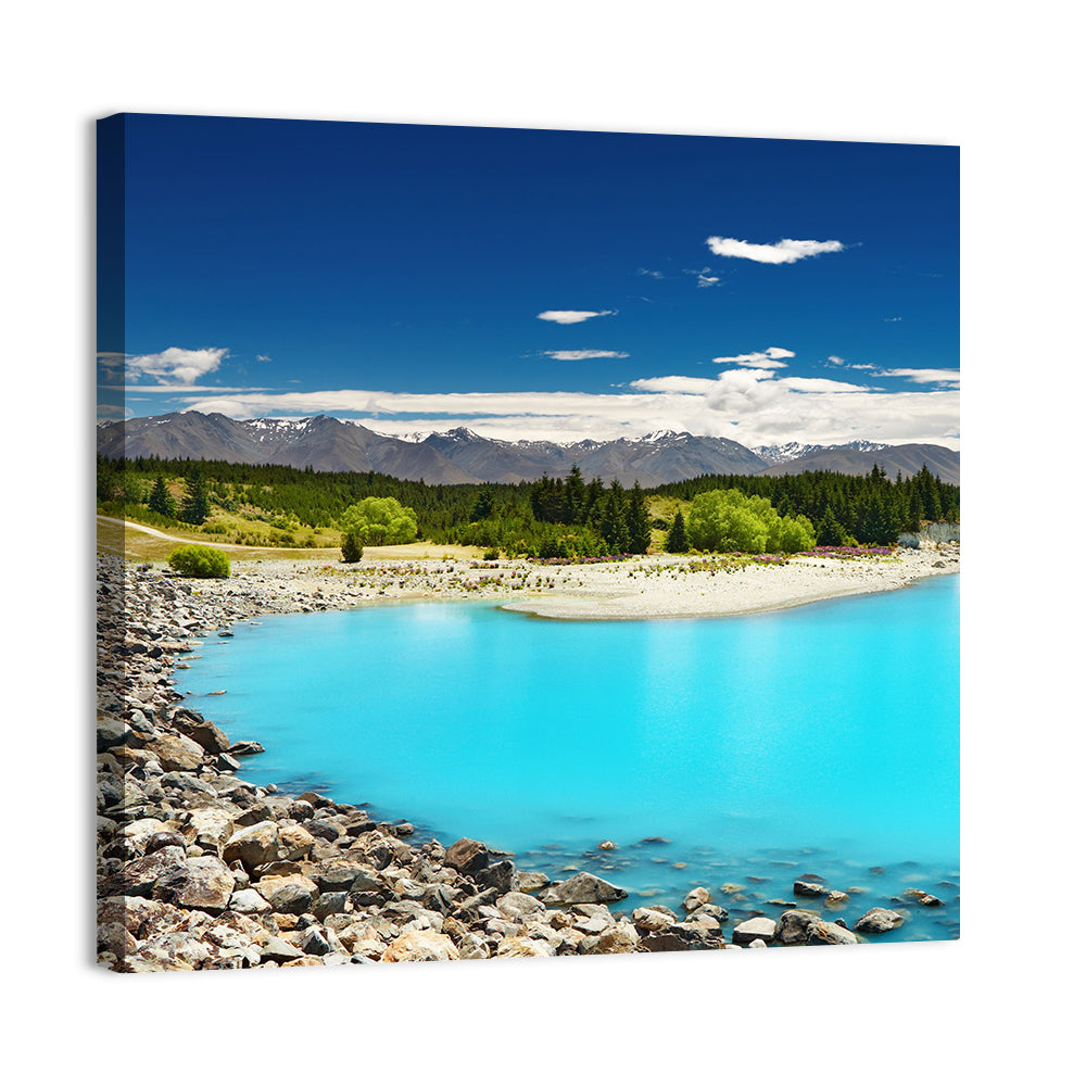 Lake Pukaki Turquoise Vista Wall Art