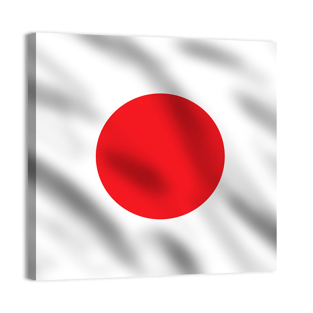 Japanese Flag Circle Study Wall Art