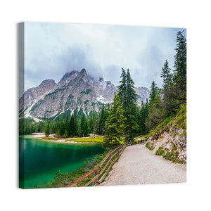 Lake Between Mountains In Austria Wall Art