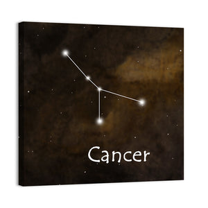 Cancer Horoscope Constellation Wall Art