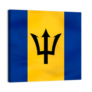 Barbados National Flag Wall Art