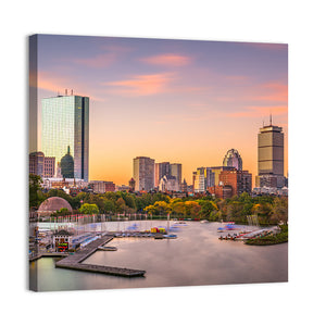 Boston Skyline Wall Art