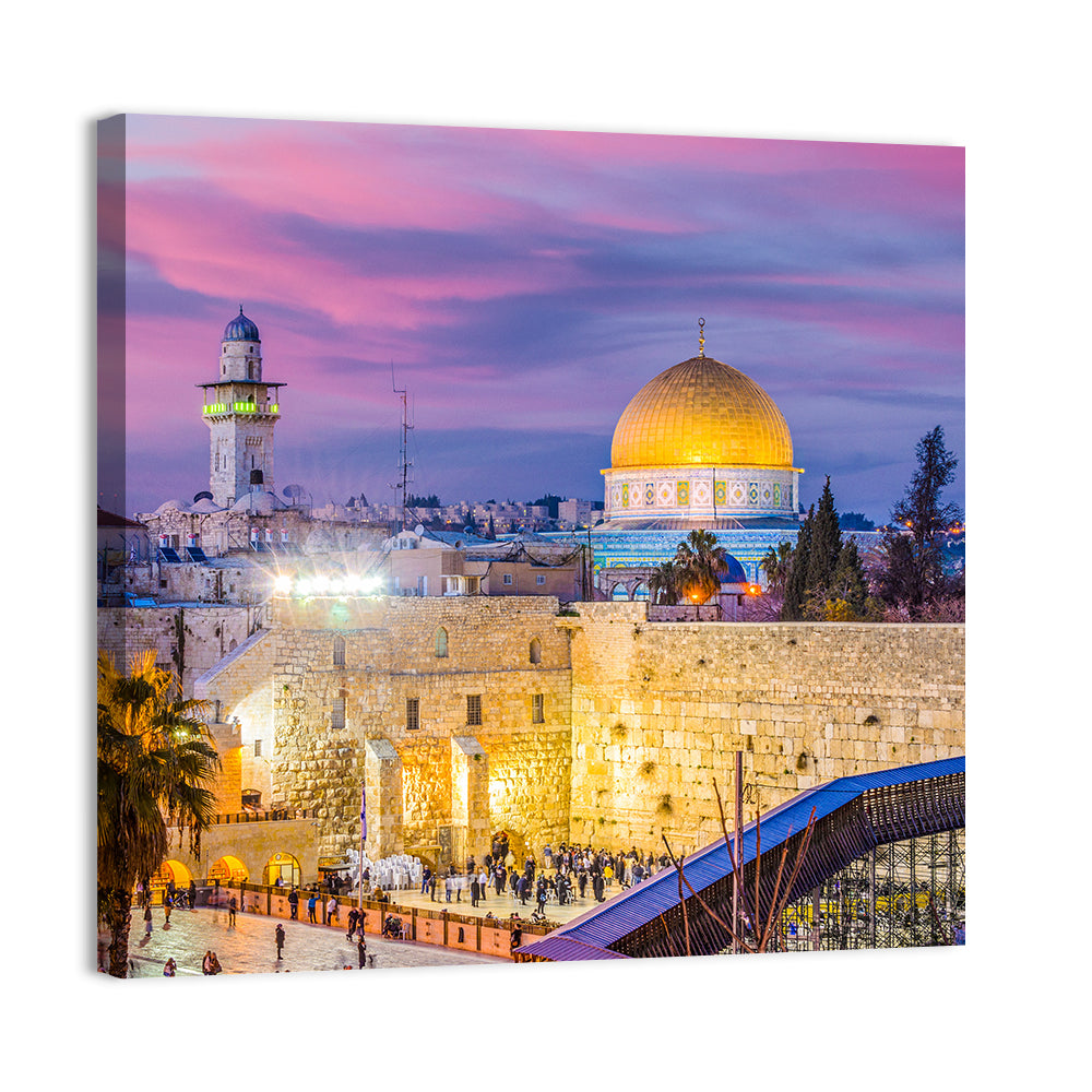 Temple Mount and Western , Jerusalem Wall Art