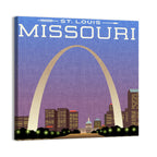 St. Louis Gateway Arch Illustration Wall Art