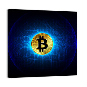 Bitcoin Digital Currency Wall Art