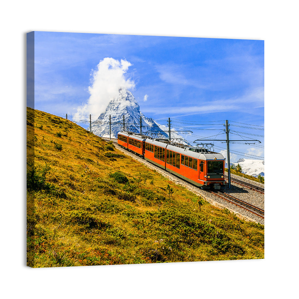 Gornergrat Railway at Zermatt Wall Art