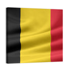 Waving Belgian Flag Wall Art
