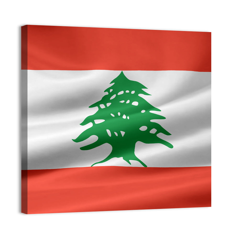 Flag Of Lebanon Wall Art