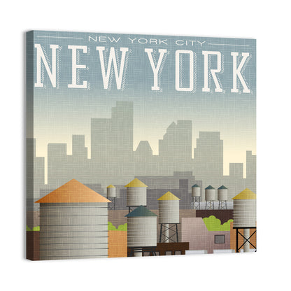 New York Travel Poster Wall Art