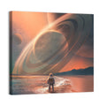 Solitary Astronaut on Alien Beach Wall Art