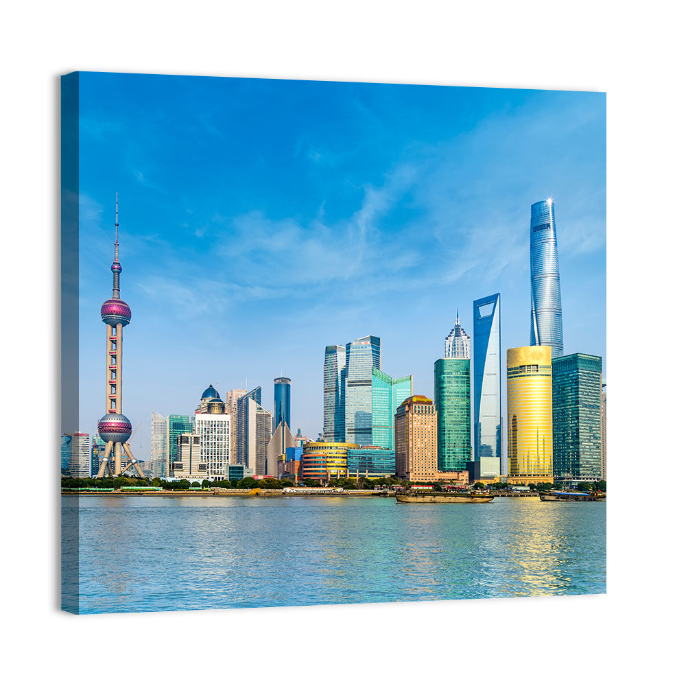 Lujiazui Cityscape Wall Art