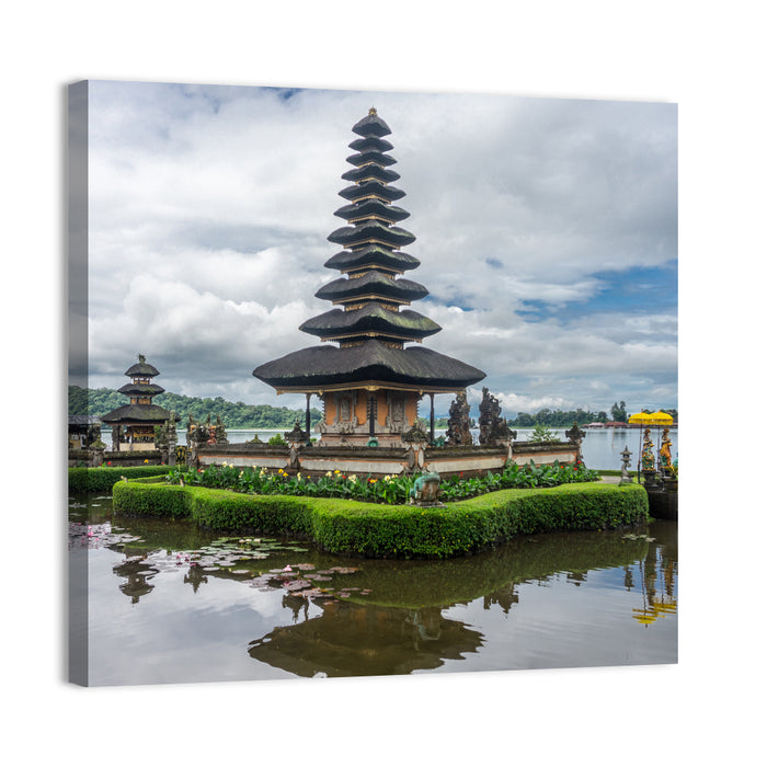 Pura Ulun Danu Bratan, Bedugul Wall Art as a canvas print