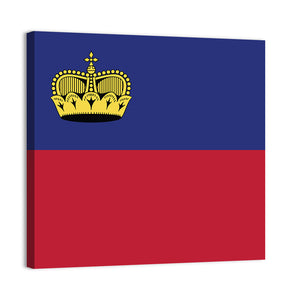 Liechtenstein National Flag Wall Art