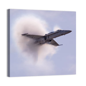 Sonic Pressure Waves From Aircraft Wall Art