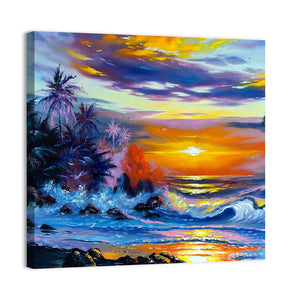 Sea Evening Artwork Wall Art