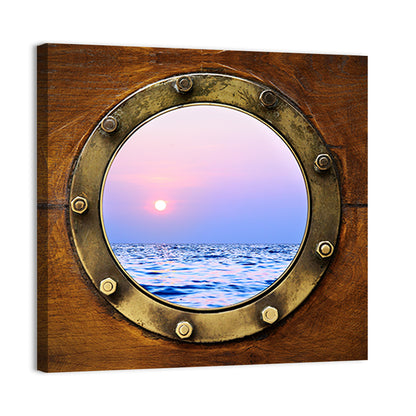 Boat Porthole Close Up Wall Art