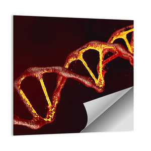 DNA Code Structure Wall Art