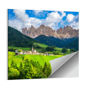 Magdalena Village & Odle Dolomites Group Wall Art