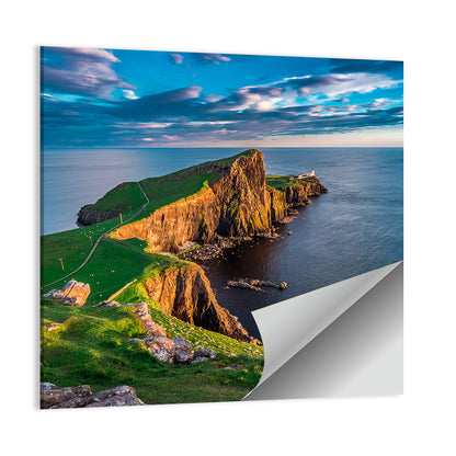 Neist Point Lighthouse In Scotland Wall Art