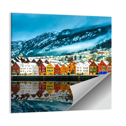 View On Bruges In Bergen Wall Art