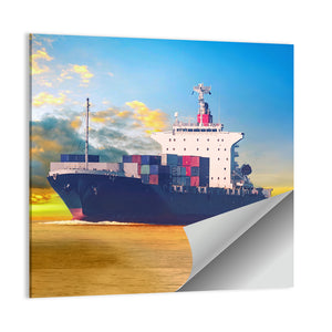 International Cargo Ship Wall Art