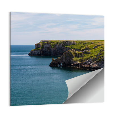 Welsh Coastline & Barafundle Bay Wall Art