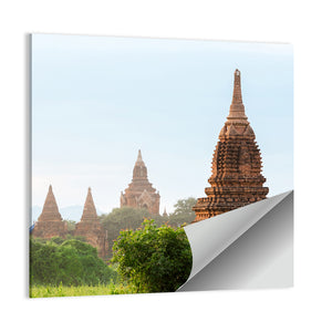 Ancient Pagodas In Bagan Myanmar Wall Art