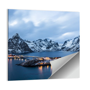 Lofoten Island At Blue Hour Wall Art