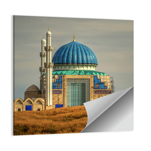 Scenic Mosque In Turkistan Wall Art