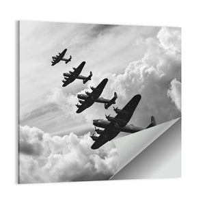 Flying Lancaster Bombers Wall Art