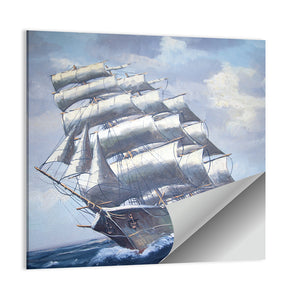 Antique Sail Ship Artwork Wall Art