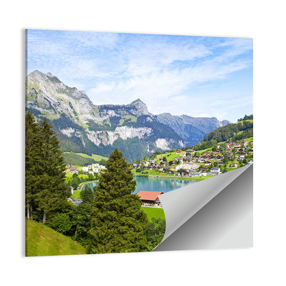 Engelberg Village In Switzerland Wall Art