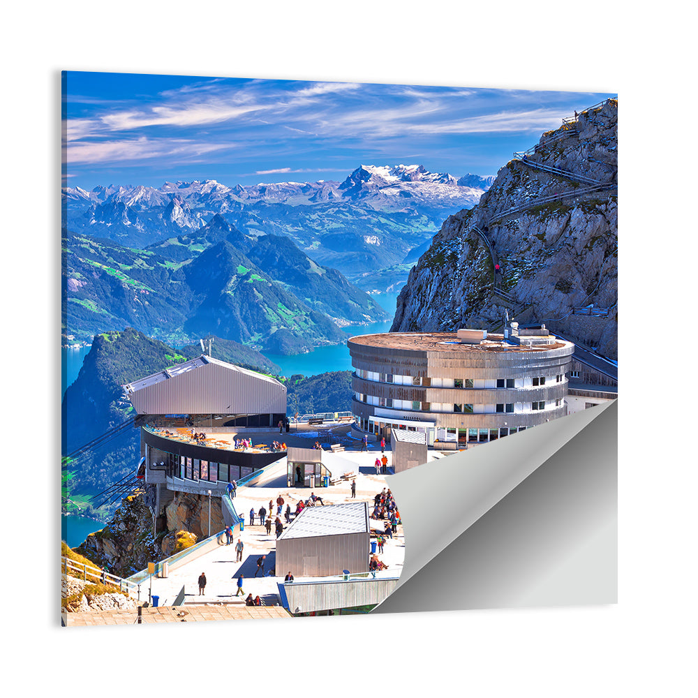 Mount Pilatus Kulm Summit View Wall Art