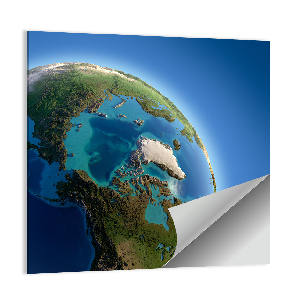 Arctic Earth Fragment Wall Art