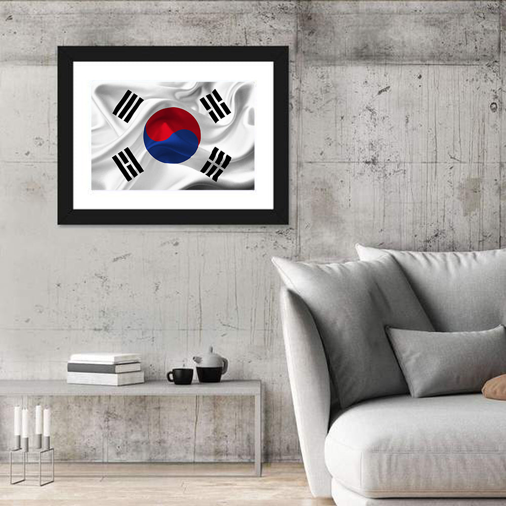 South Korea Taeguk Flag Wall Art