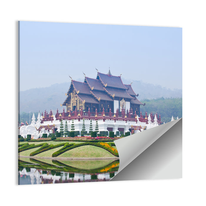 Ho Kham Royal Pavilion Chiang Mai Wall Art as a poster print