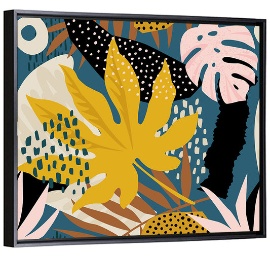 Trendy Plants Illustration Wall Art