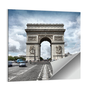 Famous Triumphal Arch Paris Wall Art